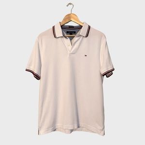 Men's Tommy Hilfiger White Polo